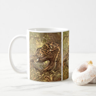 Clouded Leopard by CE Swan, Vintage Wild Animals Coffee Mug