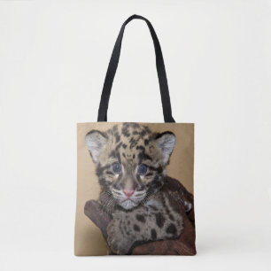 Clouded Leopard Cub Tote Bag
