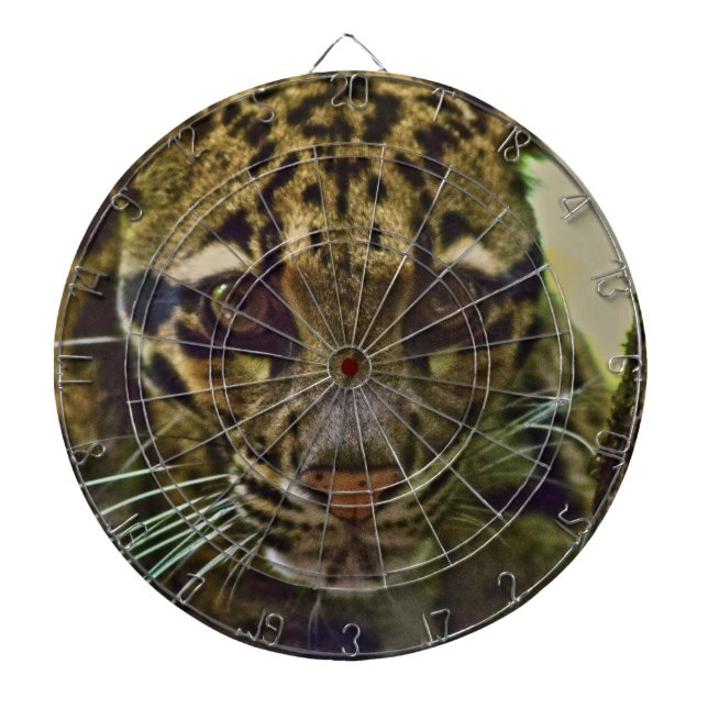 Clouded Leopard Dartboard (Front)