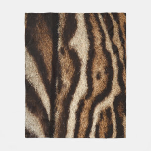 Clouded leopard fur, exotic pattern. fleece blanket