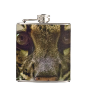 Clouded Leopard Hip Flask