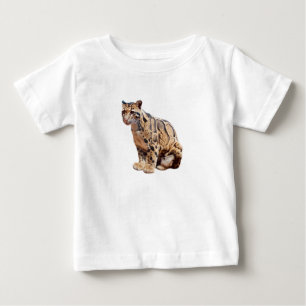 clouded leopard photograph jungle big cat animal b baby T-Shirt