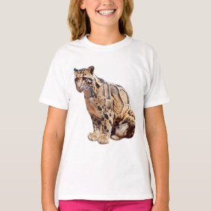 clouded leopard photograph jungle big cat animal   T-Shirt