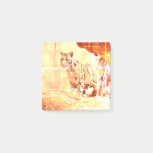 clouded leopard picture nature wildlife exotic post-it notes