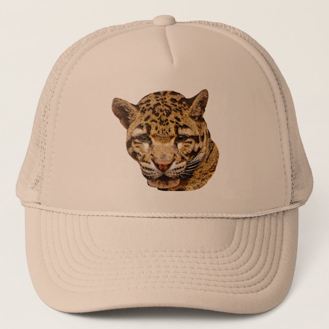 Clouded Leopard Trucker Hat (Front)
