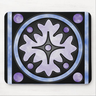 Clouded Stained Glass Mouse Pad