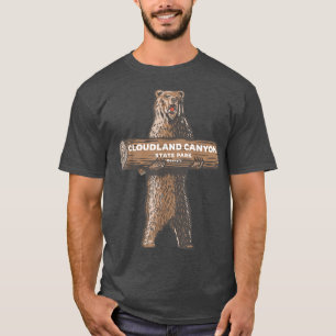 Cloudland Canyon State Park Georgia Bear Vacation  T-Shirt