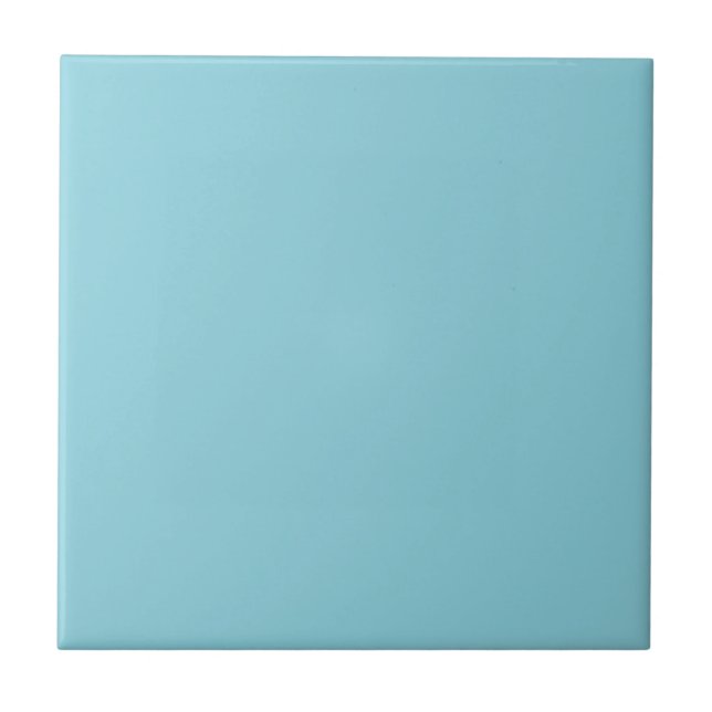 Cloudless Day Square Kitchen and Bathroom Ceramic Tile (Front)
