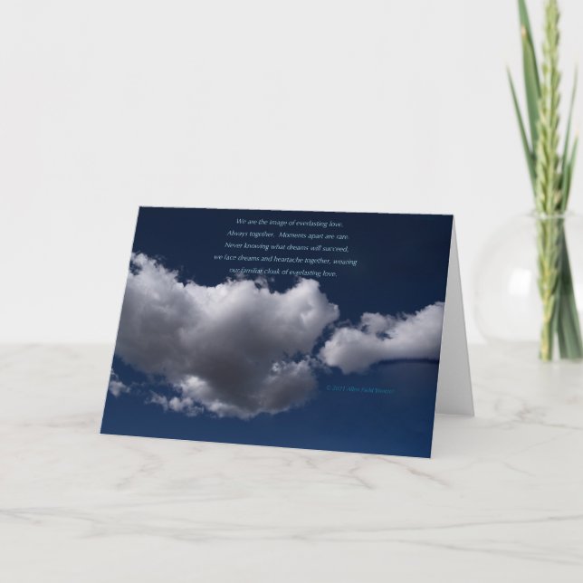 "Clouds #30"  /  "Everlasting Love" Card (Front)
