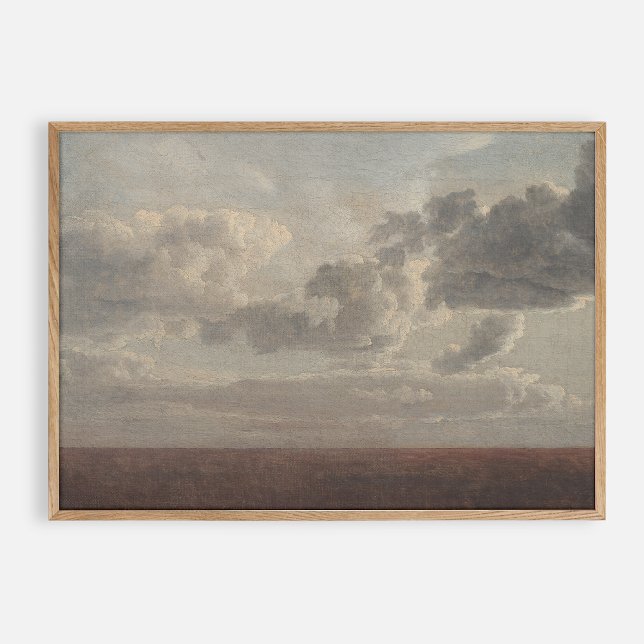 Clouds above the sea, vintage  poster (Creator Uploaded)