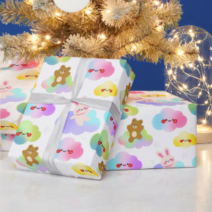 Clouds and Cute Animals (PLEASE READ BELOW) Wrapping Paper