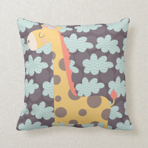 Clouds and Giraffes Cushion