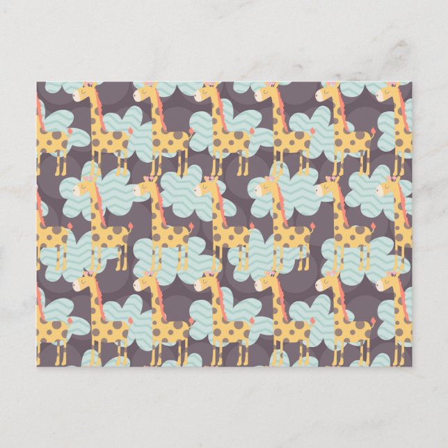 Clouds and Giraffes Postcard (Front)