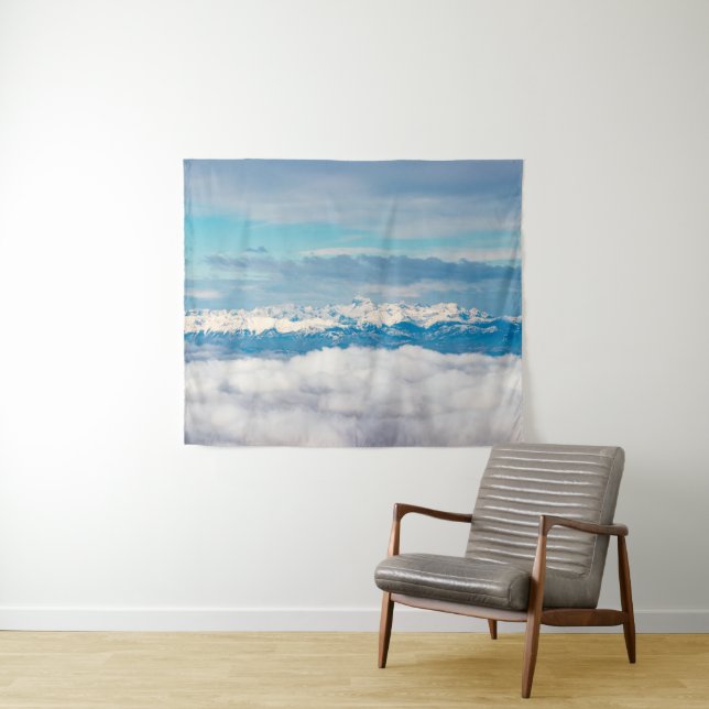 Clouds and snowy mountain Triglav Tapestry (In Situ (Horizontal))