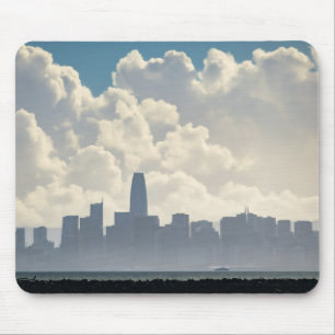 Clouds and the City Mouse Pad