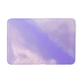 Clouds Apart - Purple/Lilac Bath Mat
