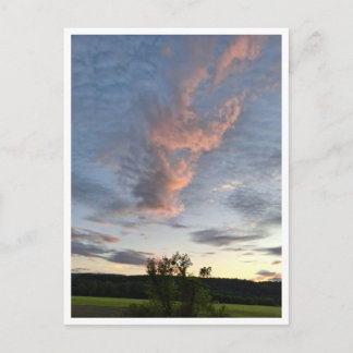 Clouds are magical postcard