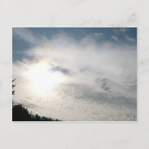 Clouds are magical postcard