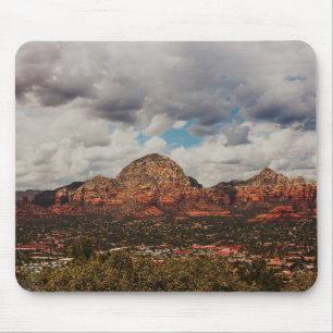 Clouds as they roll into Sedona Mouse Pad