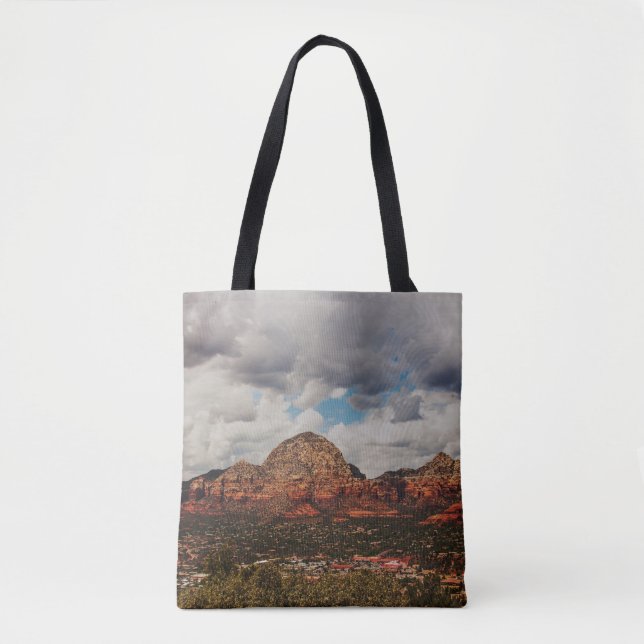 Clouds as they roll into Sedona Tote Bag (Front)