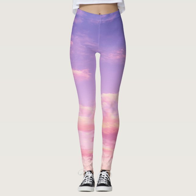 Clouds at Sunset Leggings (Front)