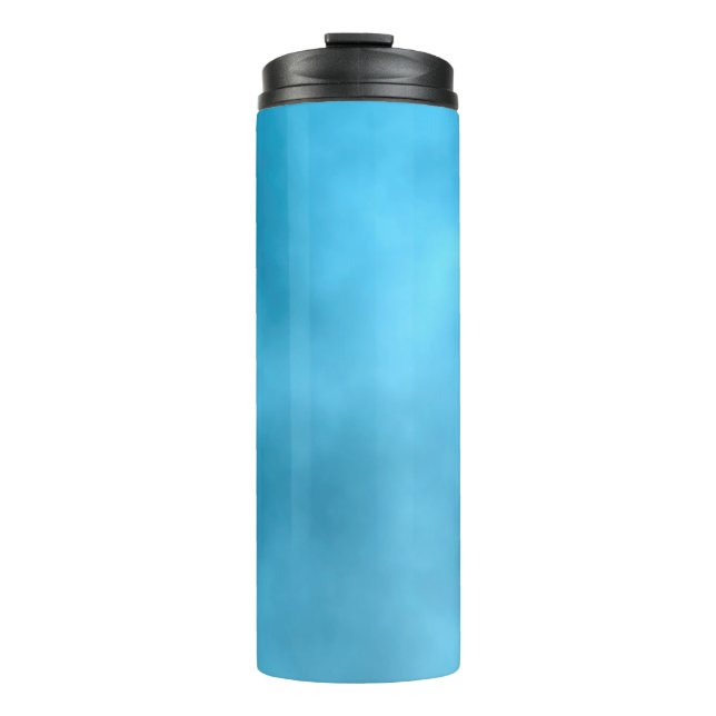 Clouds background dirt texture thermal tumbler (Front)
