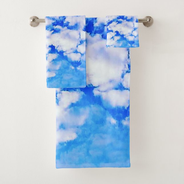 Clouds Bath Towel Set (Insitu)