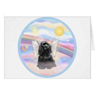 Clouds - Black Cocker Spaniel