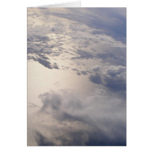 Clouds Blank Note Card (Design 1)