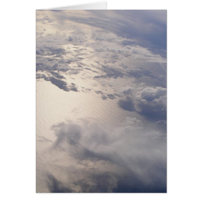 Clouds Blank Note Card (Design 1) (Front)