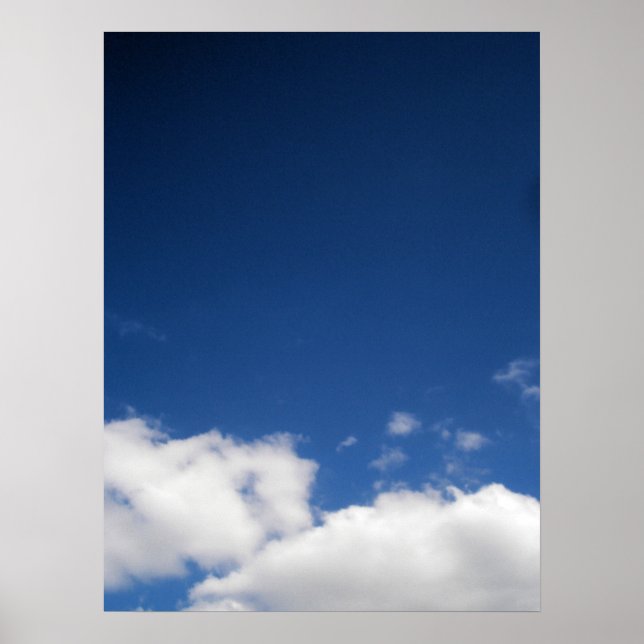 Clouds & Blue Sky Posters Prints (Front)