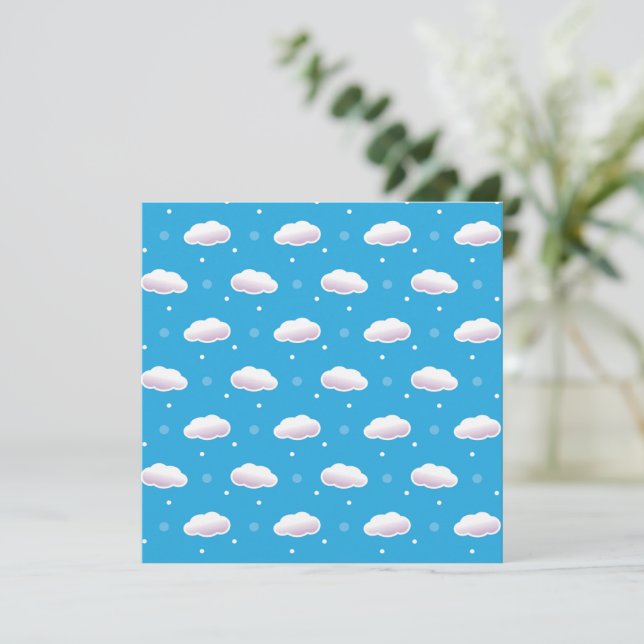 Clouds  card (Standing Front)
