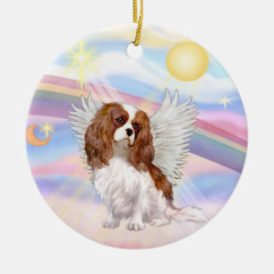 Clouds - Cavalier King Charles (blenheim) Ceramic Ornament