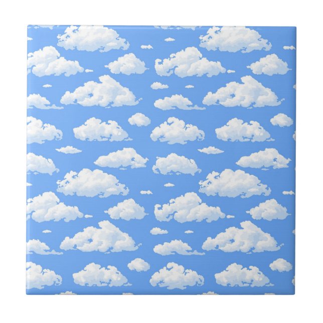 Clouds Ceramic Tile (Front)