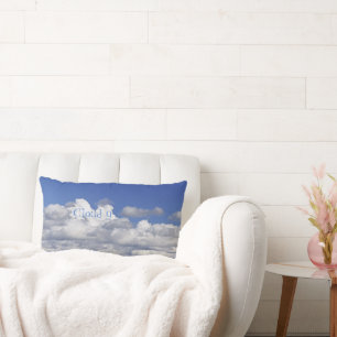 CLOUDS/ DECORATIVE LUMBAR PILLOW/"CLOUD 9" CUSHION