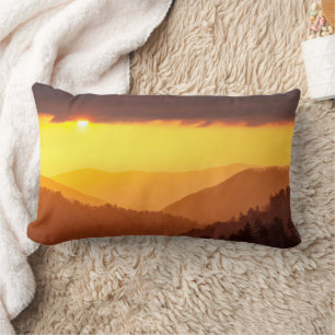 Clouds Fills Valley, Tennessee Lumbar Cushion