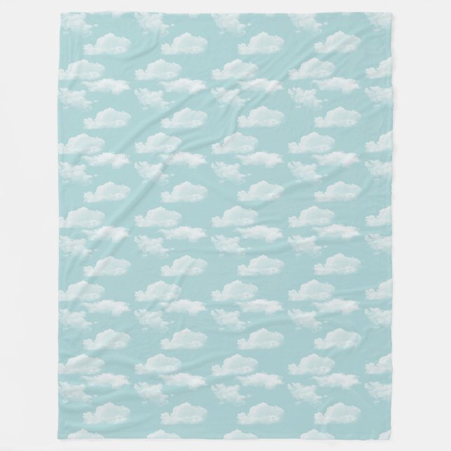 Clouds Fleece Blanket (Front)