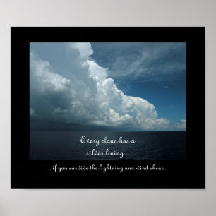 Clouds Funny De-Motivational Poster 2