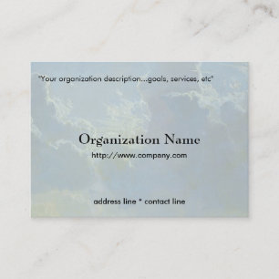 clouds, general business card