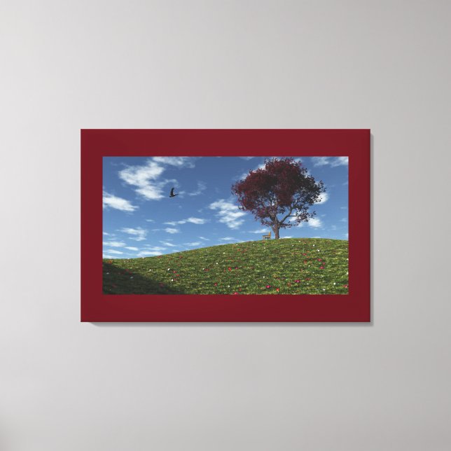 Clouds Go Sailing By Canvas Print (Front)