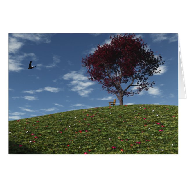 Clouds Go Sailing By Card (Front Horizontal)