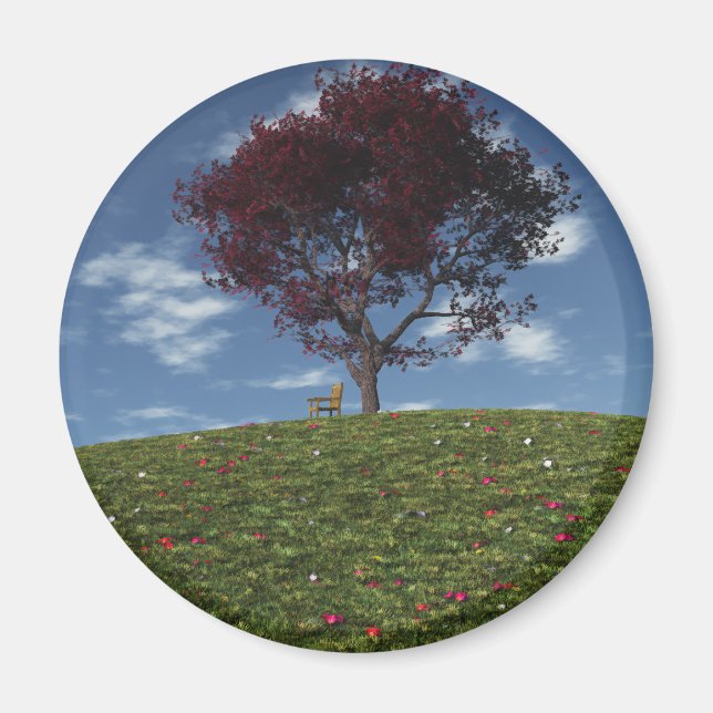 Clouds Go Sailing By Magnet (Front)