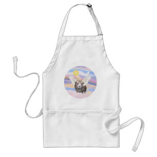Clouds - Guinea Pig Angel (#2) Standard Apron