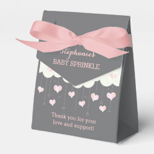 Clouds & Hearts Baby Sprinkle Shower Favour Bag Box