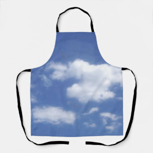 clouds in blue sky  apron