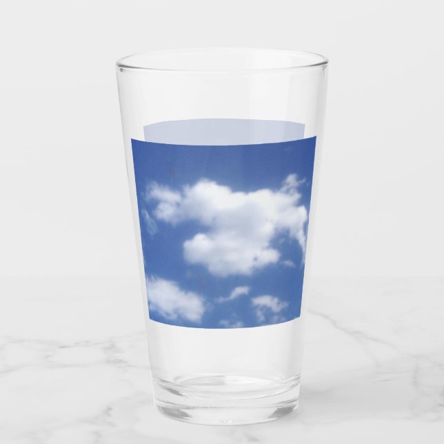 clouds in blue sky glass (Front)