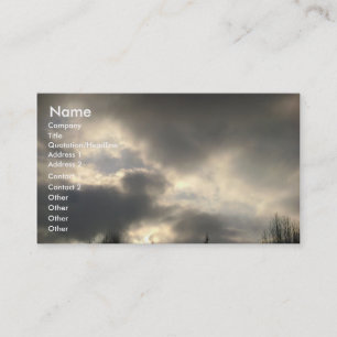 Clouds in Gainesville, GA Business Card