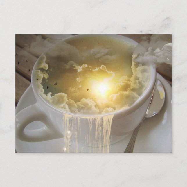 Clouds in my Coffee Postcard (Front)