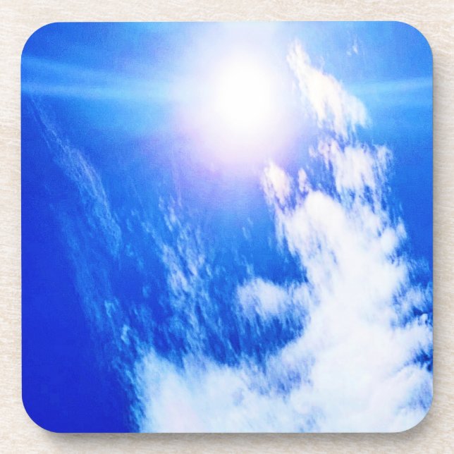 Clouds In Ottawa Sunny Skies. Buy Now Coaster (Front)