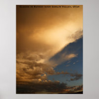 Clouds in Sunset over Goblin Valley State Park